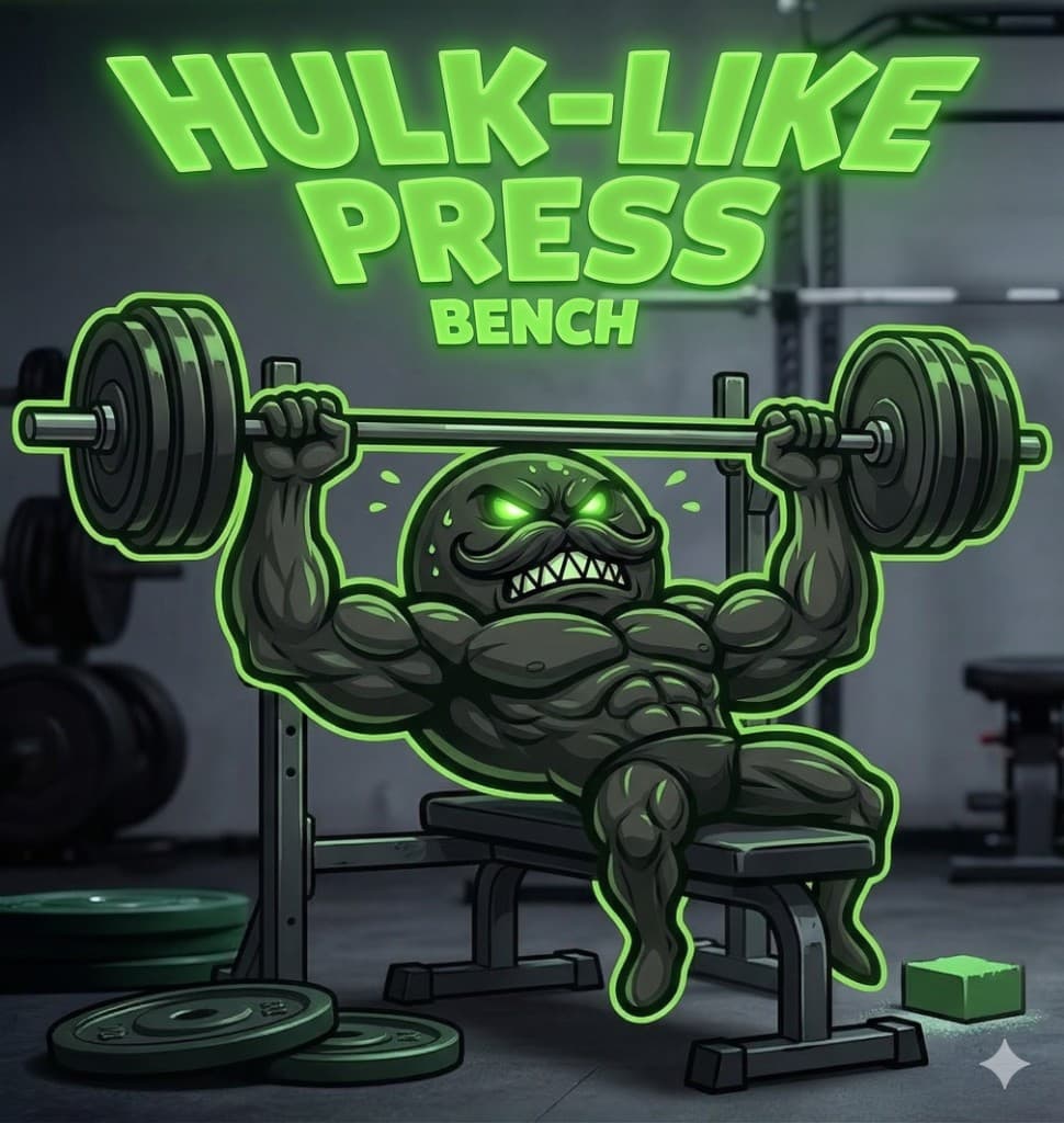 Mascotte PUMPY — bench press